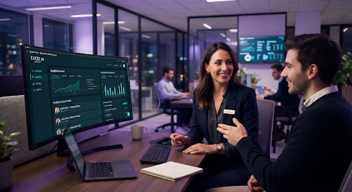 Responsable RH dans un environnement de travail moderne